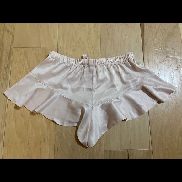 Victoria's Secret Pink Satin Ruffle Sleep Shorts Small - Picture 3 of 5